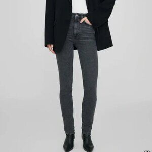 Anine Bing Charcoal Skinny Jeans
